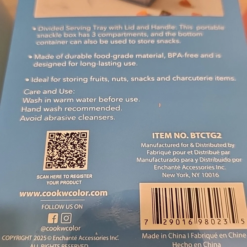 CWC ABC Colorful Snack Organizer Box - Picture 6 of 6